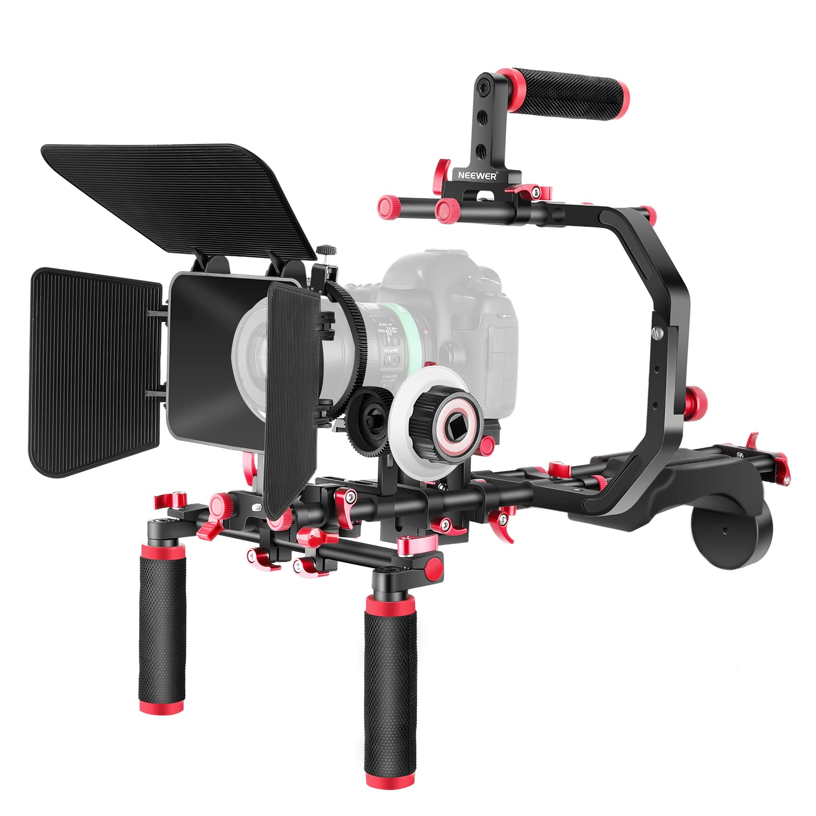 Neewer Shoulder Rig Kit for DSLR Cameras and Camcorders, Movie